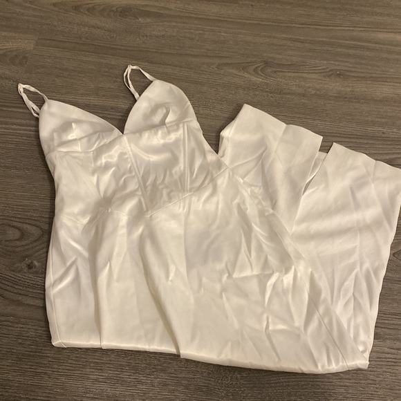 Corset Midi Dress - White - Picture 6 of 6